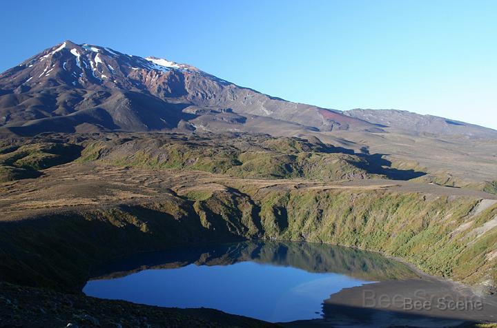 tama_05.jpg - Lower Tama Lake and Mt Ruapehu